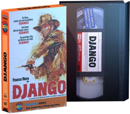 Django (1966) (VHS Retro Edition, Limited Edition, Blu-ray + DVD)