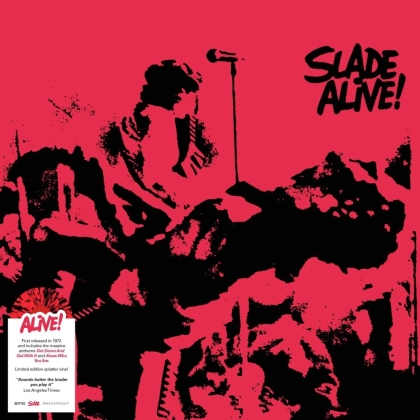 Slade - Alive (2022 Reissue, BMG Rights, Limited Edition, Red & Black Splatter Vinyl, LP)