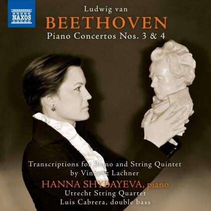 Ludwig van Beethoven (1770-1827), Cabrera Luis, Hanna Shybayeva & Utrecht String Quartet - Piano Concertos Nos. 3 & 4 Transcribed for String Quintet)