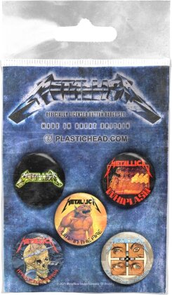 Metallica: The Singles - Button Badge Set