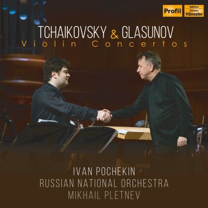 Peter Iljitsch Tschaikowsky (1840-1893), Alexander Konstantinowitsch Glasunow (1865-1936), Mikhail Pletnev, Ivan Pochekin & Russian National Orchestra - Violin Concertos