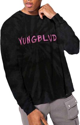 Yungblud Unisex Long Sleeve T-Shirt - Scratch Logo (Wash Collection)