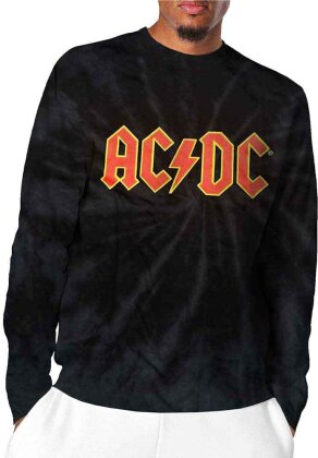 AC/DC Unisex Long Sleeve T-Shirt - Logo (Wash Collection)