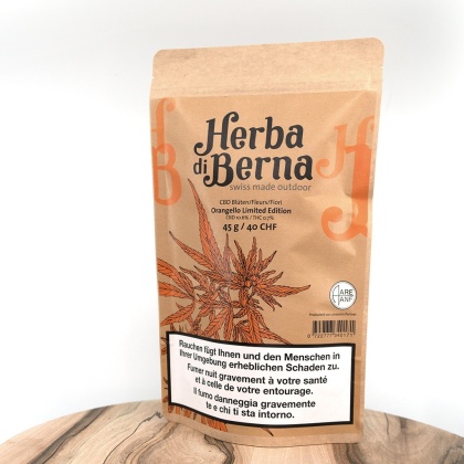 Herba di Berna Orangello Outdoor (45g) - Limited Edition (CBD: 10.6%, THC: 0.7%)