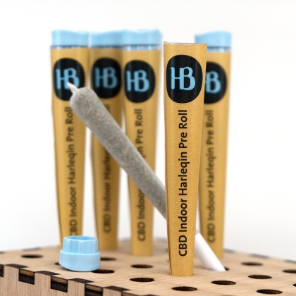 Herba di Berna Harlequin Indoor Trim Pre Roll - (CBD: 14.5%, THC: 0.75%)