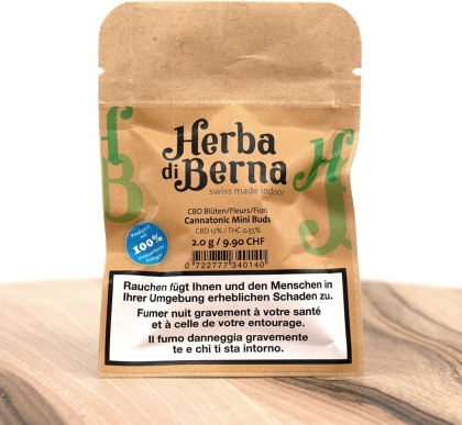 Herba di Berna Cannatonic Mini Buds Indoor (2g) - (CBD: 12%, THC: 0.55%)