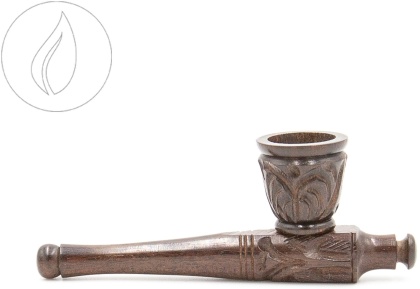 Kulu Carved Shotgun Pipe - Screwable 10.5 cm