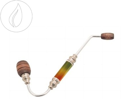 Kulu S-Pipe Plastic Metal Wood Rasta, Large
