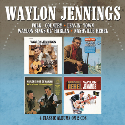 Waylon Jennings - Folk-Country/Leavin' Town/Waylon Sings Ol' Harlan/Nashville Rebel (2 CDs)