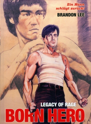 Born Hero - Legacy of Rage (1986) (Cover C, Édition Limitée, Mediabook, Blu-ray + DVD)