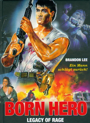 Born Hero - Legacy of Rage (1986) (Cover B, Limited Edition, Mediabook, Blu-ray + DVD)