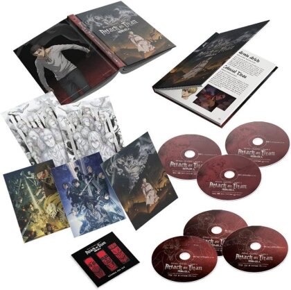 Attack on Titan - Season 4: Part 1 - The Final Season (Limited Edition, 3 Blu-rays + 3 DVDs)