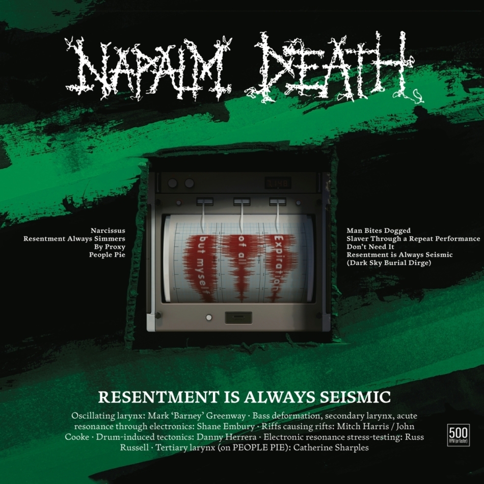 Napalm Death - Resentment is Always Seismic - a final throw of Throes