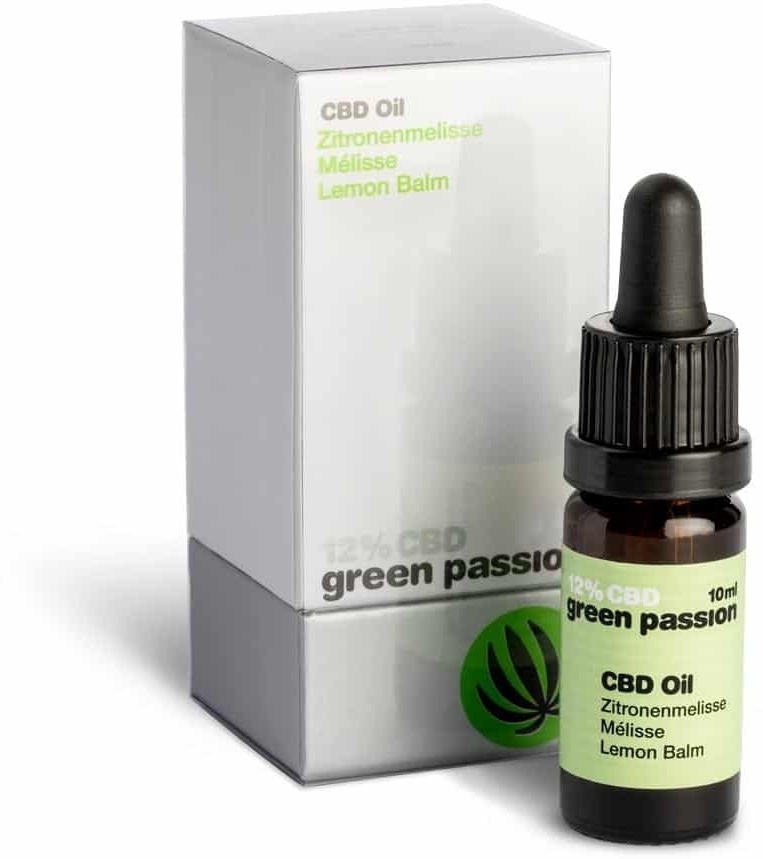 Green Passion Vollspektrum CBD Öl mit Melisse - 10ml, CBD: 12%, THC: <0.2%