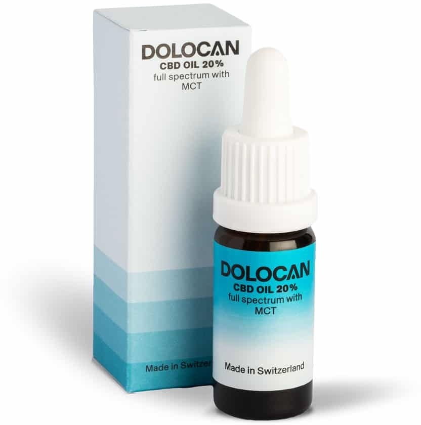 DOLOCAN CBD Öl – Vollspektrum mit MCT - 10ml, CBD: 20%, THC: <0.2%