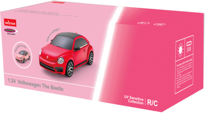 Jamara VW New Beetle 1:24 pink/rot 2,4GHz