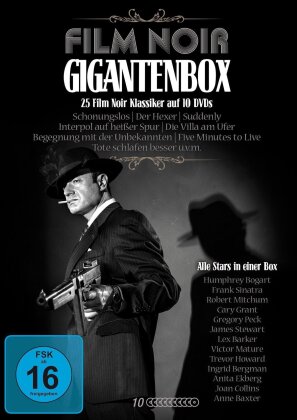 Film Noir Gigantenbox - 25 Film Noir Klassiker (s/w, 10 DVDs)