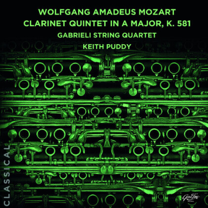 Gabrieli String Quartet, Wolfgang Amadeus Mozart (1756-1791) & Keith Puddy - Clarinet Quintet In A Major , K. 581 (Manufactured On Demand, Good Time)