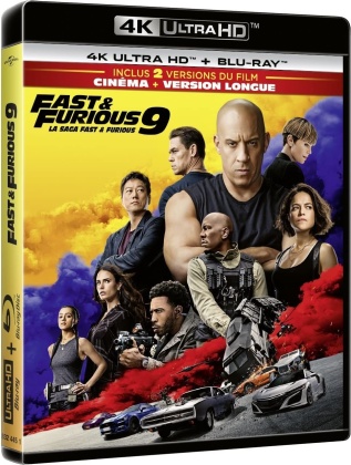 Fast & Furious 9 (2021) (Version Cinéma, Version Longue, 4K Ultra HD + Blu-ray)