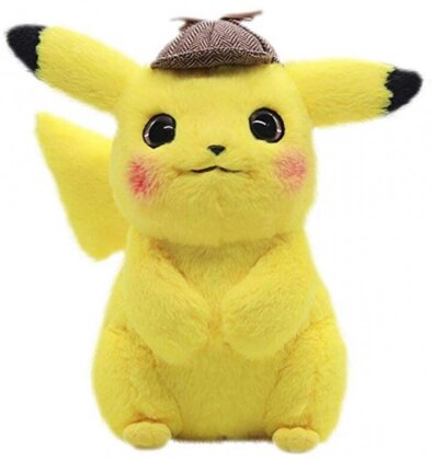 Peluche - Pikachu - Pokemon - Pikachu Detective - 28 cm