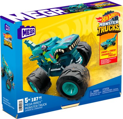 Mega Construx HW Mega-Wrex - Monster Truck, Hot Wheels, 187