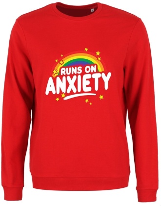 Runs on Anxiety - Ladies Sweatshirt