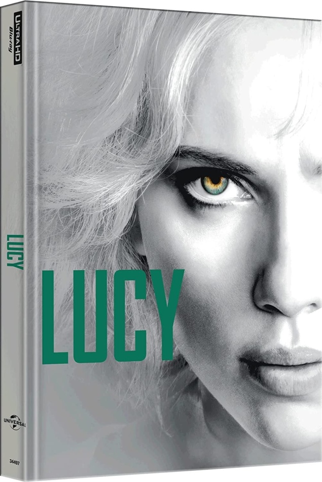 Lucy (2014) (Cover B, Limited Edition, Mediabook, 4K Ultra HD + Blu-ray)