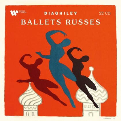 Alexander Borodin (1833-1887), Nikolai Rimsky-Korssakoff (1844-1908), Igor Strawinsky (1882-1971), +, Pierre Boulez (*1925), … - Serge Diaghilev: Ballets Russes (22 CDs)