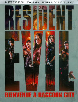 Resident Evil: Bienvenue à Raccoon City (2021) (Edizione Limitata, Steelbook, 4K Ultra HD + Blu-ray)