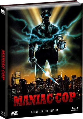 Maniac Cop (1988) (Wattiert, Limited Edition, Mediabook, Uncut, Blu-ray + 2 DVDs)