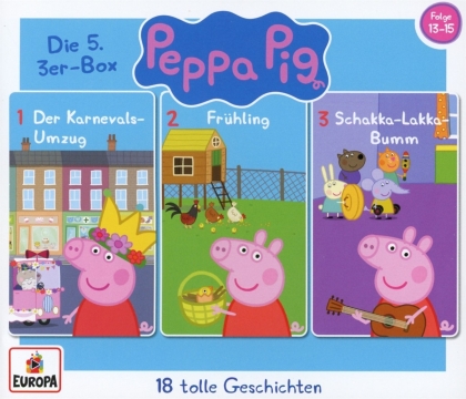 Peppa Pig Hörspiele - 05/3er Box (Folgen 13,14,15) (3 CDs)