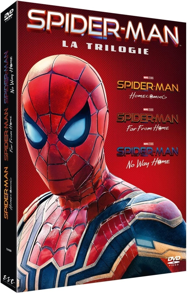 Spider-Man: La Trilogie - Spider-Man: Homecoming / Spider-Man: Far From Home / Spider-Man: No Way Home (3 DVDs)