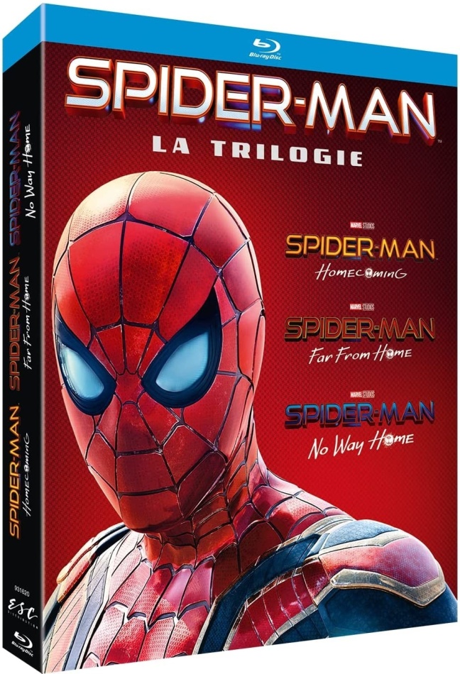 Spider-Man: La Trilogie - Spider-Man: Homecoming / Spider-Man: Far From Home / Spider-Man: No Way Home (3 Blu-rays)