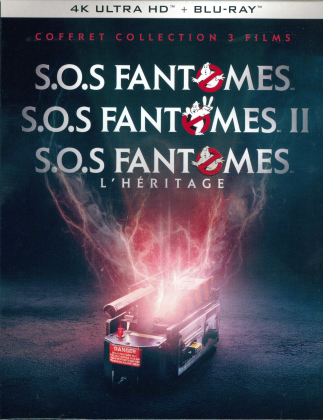 S.O.S Fantômes (1984) / S.O.S Fantômes 2 (1989) / S.O.S Fantômes: L'héritage (2021) - Coffret Collection 3 Films (3 4K Ultra HDs + 3 Blu-rays)