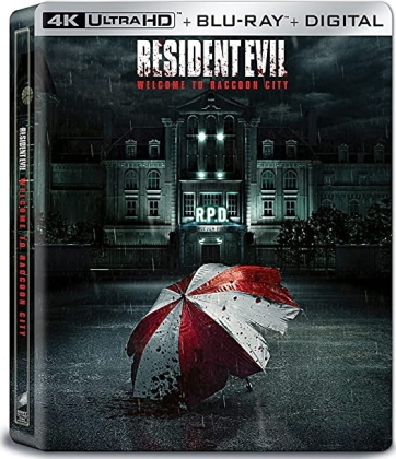 Resident Evil: Welcome To Raccoon City (2021) (Limited Edition, Steelbook, 4K Ultra HD + Blu-ray)
