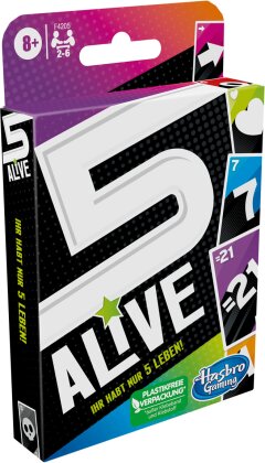 Five Alive Kartenspiel, d - ab 8 Jahren, 2-6 Spieler