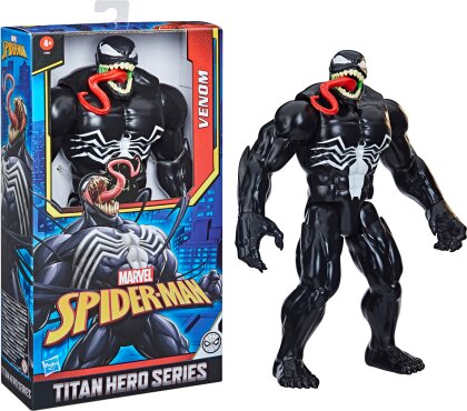 Spider-Man Titan Deluxe Venom - Titan Hero Serie, Figur 30 cm,