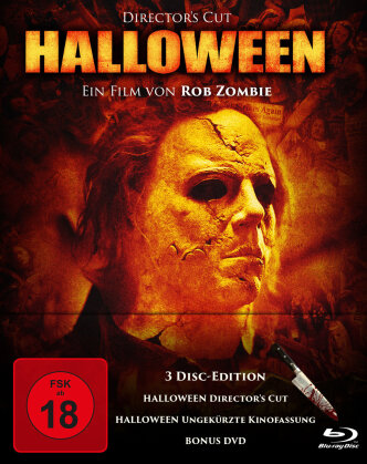 Halloween (2007) (Director's Cut, Edizione Limitata, Mediabook, Uncut, 2 Blu-ray + DVD)