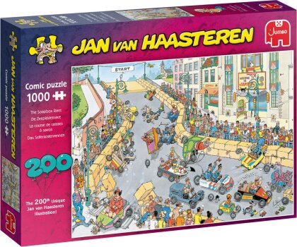 Jan van Haasteren: Seifenkistenrennen - 1000 Teile Puzzle
