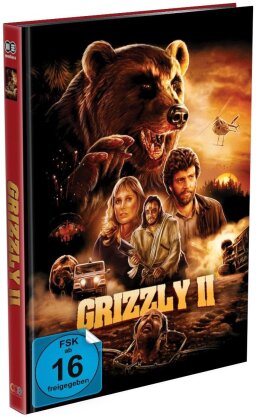 Grizzly 2 (2020) (Cover B, Limited Edition, Mediabook, Uncut, Blu-ray + DVD)