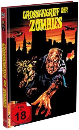 Grossangriff der Zombies (1980) (Cover B, Limited Edition, Mediabook, Uncut, Blu-ray + 2 DVDs + CD)