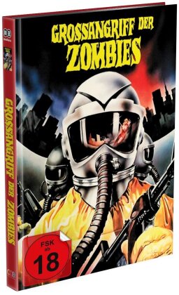 Grossangriff der Zombies (1980) (Cover A, Limited Edition, Mediabook, Uncut, Blu-ray + 2 DVDs + CD)