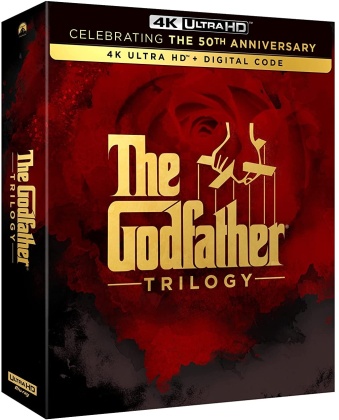 The Godfather - Trilogy (Édition 50ème Anniversaire, 3 4K Ultra HDs + 2 Blu-ray)