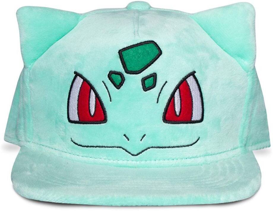 Pokémon Plüsch Snapback Cap Bulbasaur