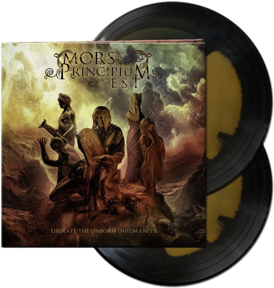Mors Principium Est - Liberate The Unborn Inhumanity (Gatefold, Limited Edition, Yellow/Black Sunburst Vinyl, 2 LPs)