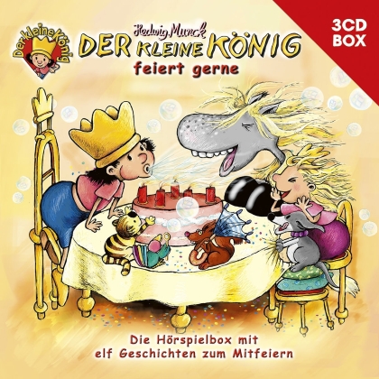 Der Kleine König - 3-CD Hörspielbox Vol. 2 - Feiert Gerne (3 CDs)