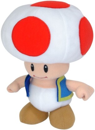 Peluche - Toad Rouge - Super Mario - 20 cm