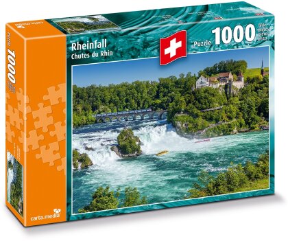 Rheinfall mit Schloss Laufen - Puzzle
