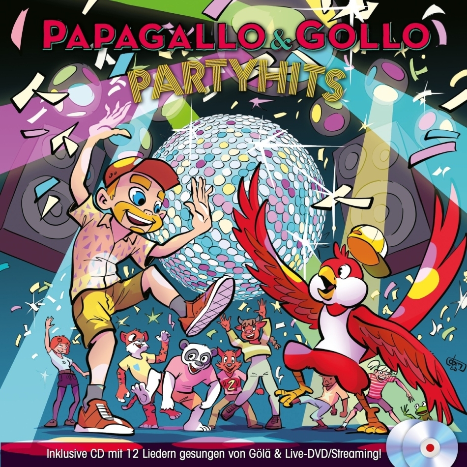 Papagallo & Gollo (Gölä) - Partyhits (Hardcover, CD + DVD + Book)