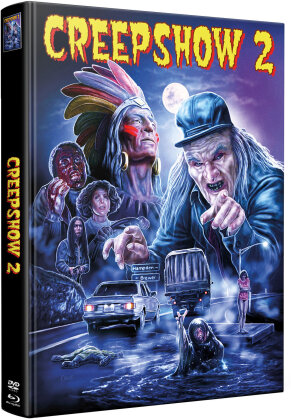 Creepshow 2 (1987) (Wattiert, Cover W, Limited Edition, Mediabook, Blu-ray + DVD)
